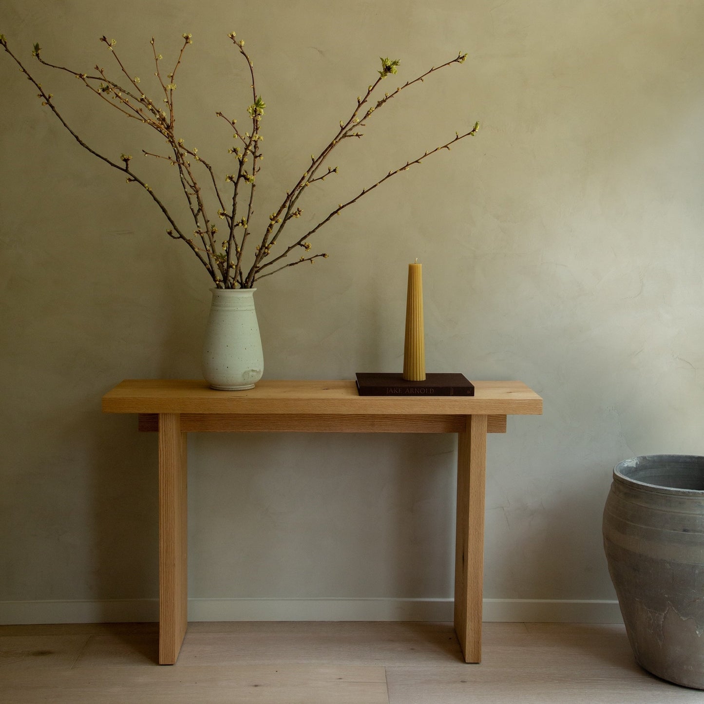 Kyoto Entry Console - White Oak