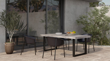 Moe's JEDRIK OUTDOOR DINING TABLE GREY