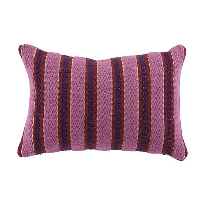 The Carpentry Shop Co. 12" x 18" Jewel Stripe - Amethyst Pillow by Local Artisan Lenna Keshishian