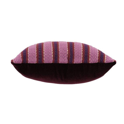 The Carpentry Shop Co. 12" x 18" Jewel Stripe - Amethyst Pillow by Local Artisan Lenna Keshishian