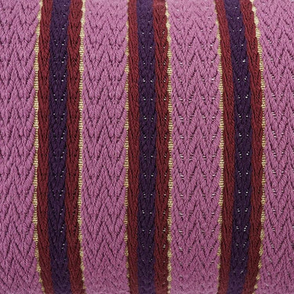 The Carpentry Shop Co. 12" x 18" Jewel Stripe - Amethyst Pillow by Local Artisan Lenna Keshishian