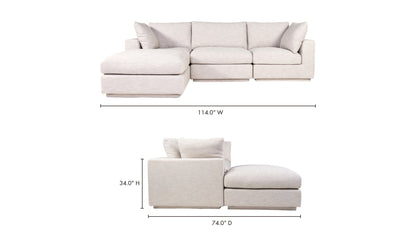 Moe's JUSTIN LOUNGE MODULAR SECTIONAL