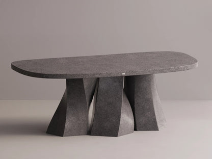 Kalif Frigg Terrazzo Lightweight Concrete Dining Table (W)39.5" (L)78.5" (H)29.5"