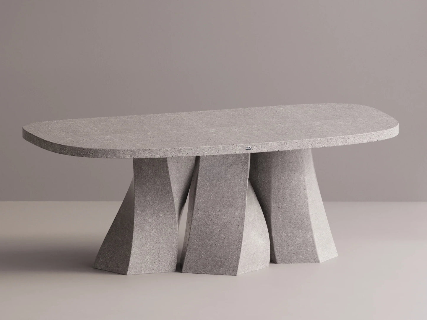 Kalif Frigg Terrazzo Lightweight Concrete Dining Table (W)39.5" (L)78.5" (H)29.5"