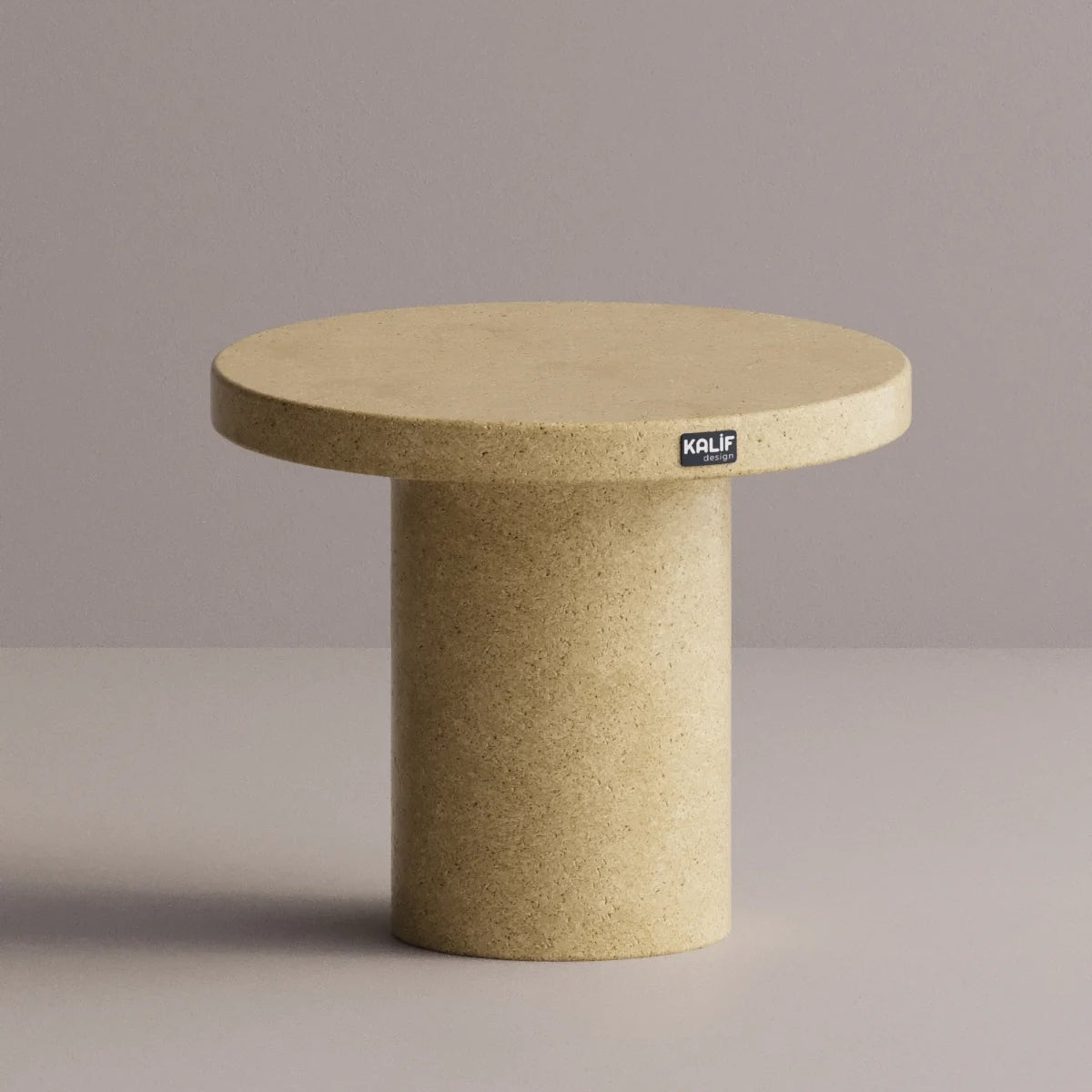 Kalif Lotan Terrazzo Lightweight Concrete Side Table