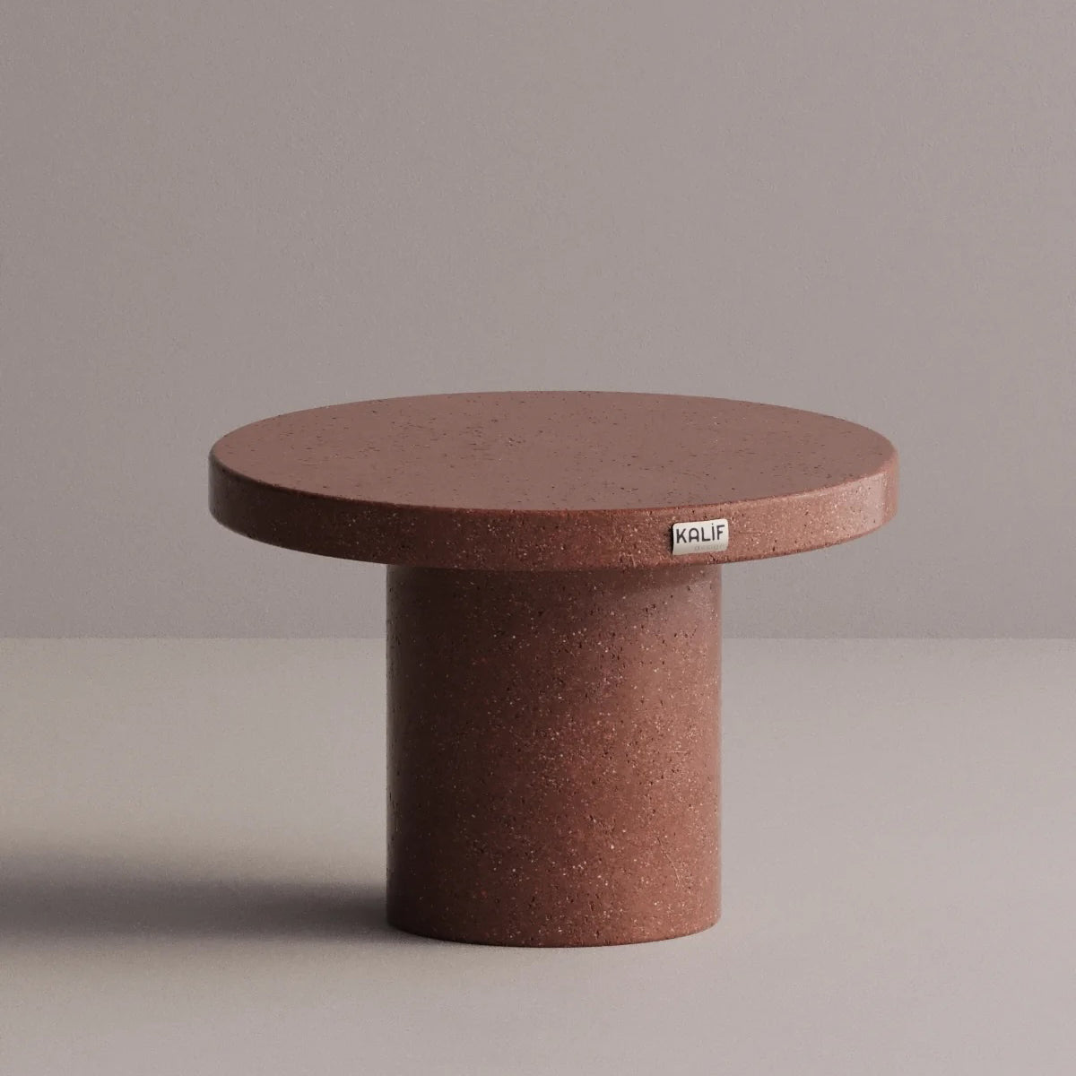 Kalif Lotan Terrazzo Lightweight Concrete Side Table