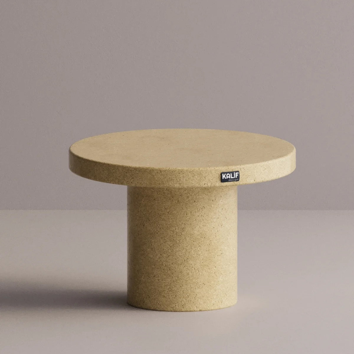 Kalif Lotan Terrazzo Lightweight Concrete Side Table