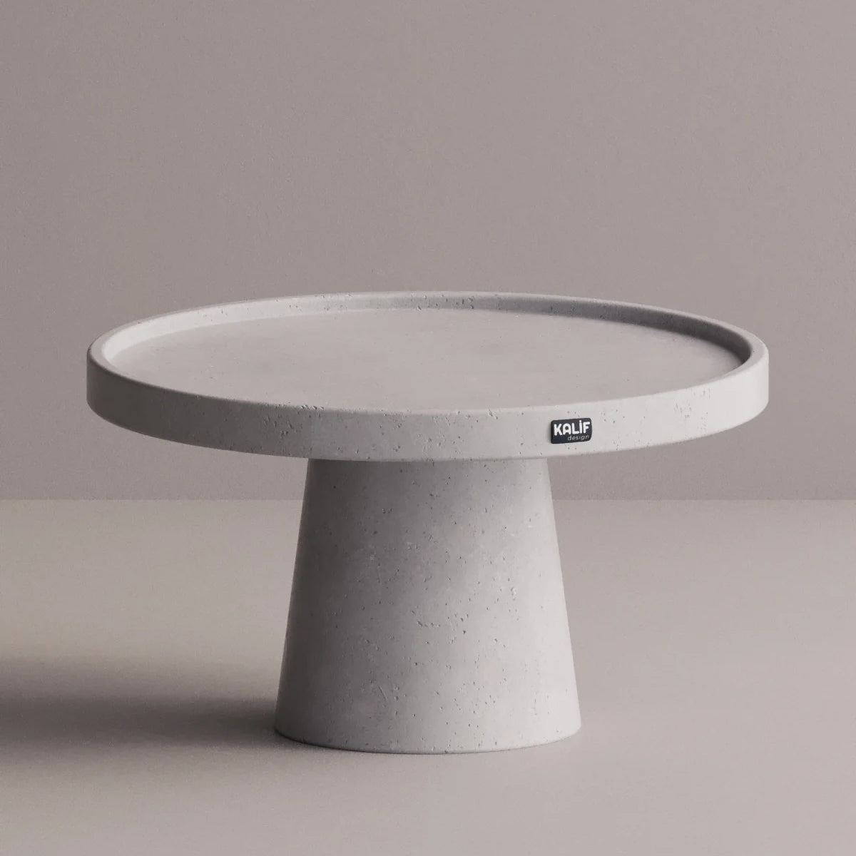 Kalif Luna Terrazzo Lightweight Concrete Side Table