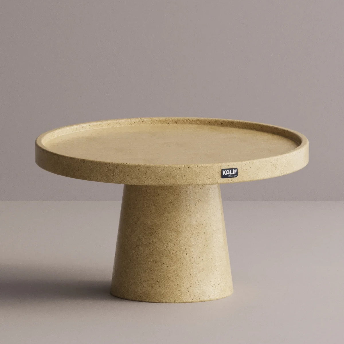 Kalif Luna Terrazzo Lightweight Concrete Side Table