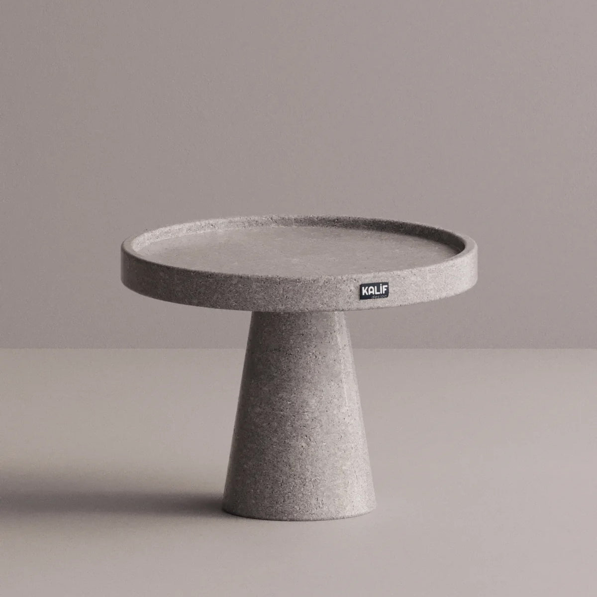 Kalif Luna Terrazzo Lightweight Concrete Side Table