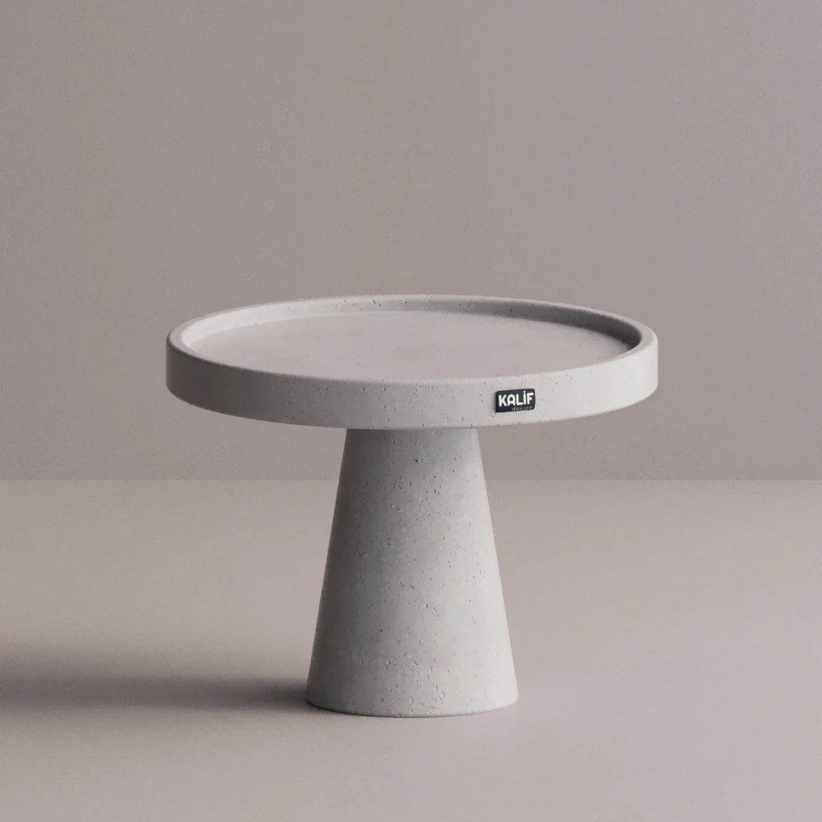 Kalif Luna Terrazzo Lightweight Concrete Side Table