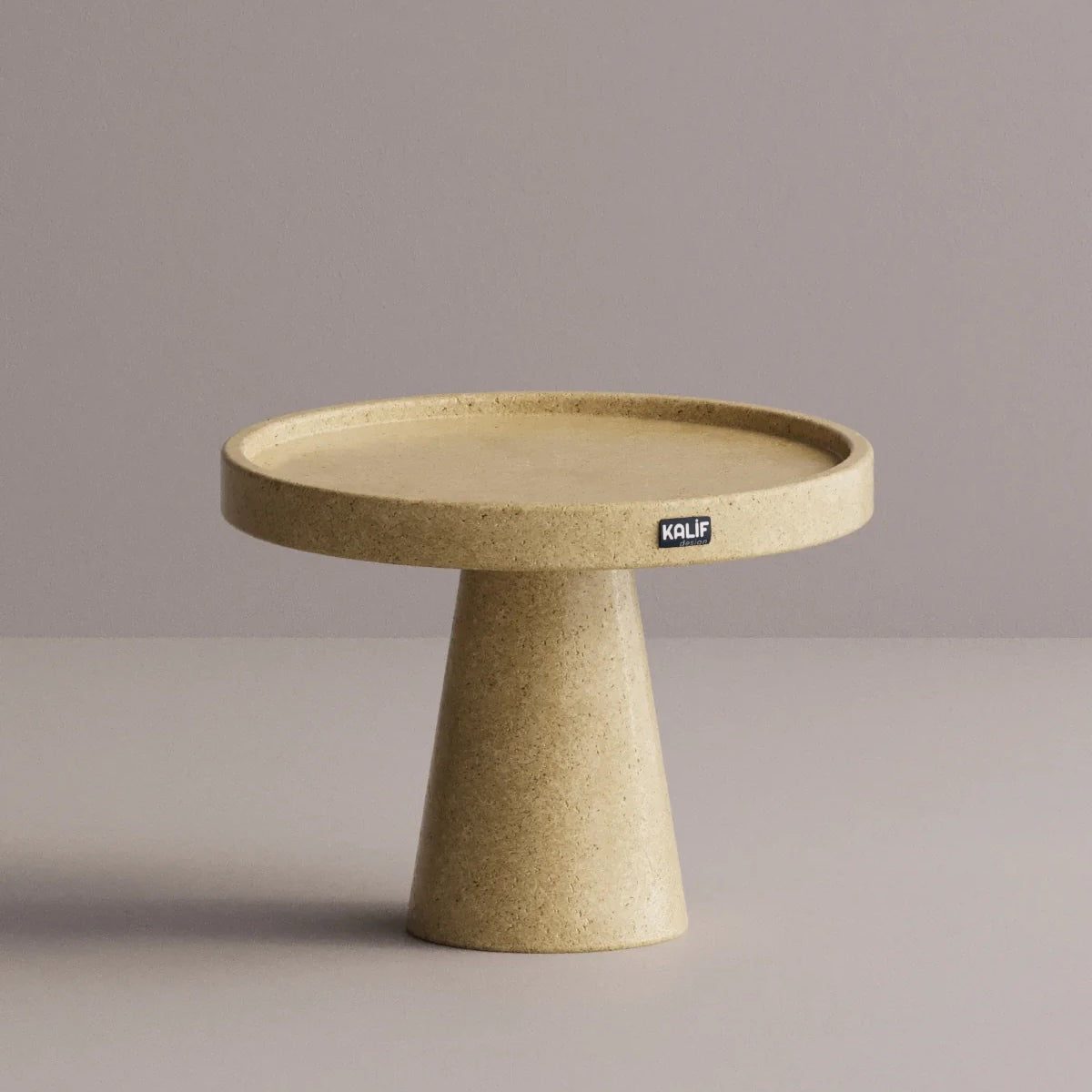 Kalif Luna Terrazzo Lightweight Concrete Side Table