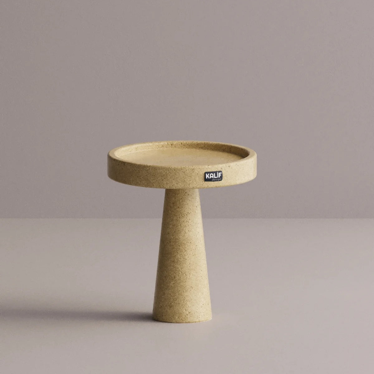 Kalif Luna Terrazzo Lightweight Concrete Side Table