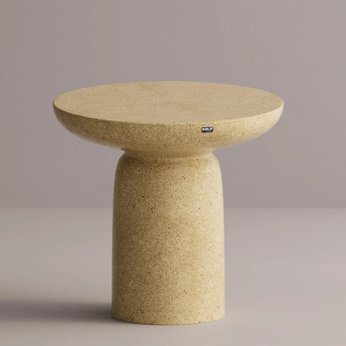 Kalif Onoris Terrazzo Lightweight Concrete Round Dining Table (W)31.5" (L)31.5" (H)29.5"