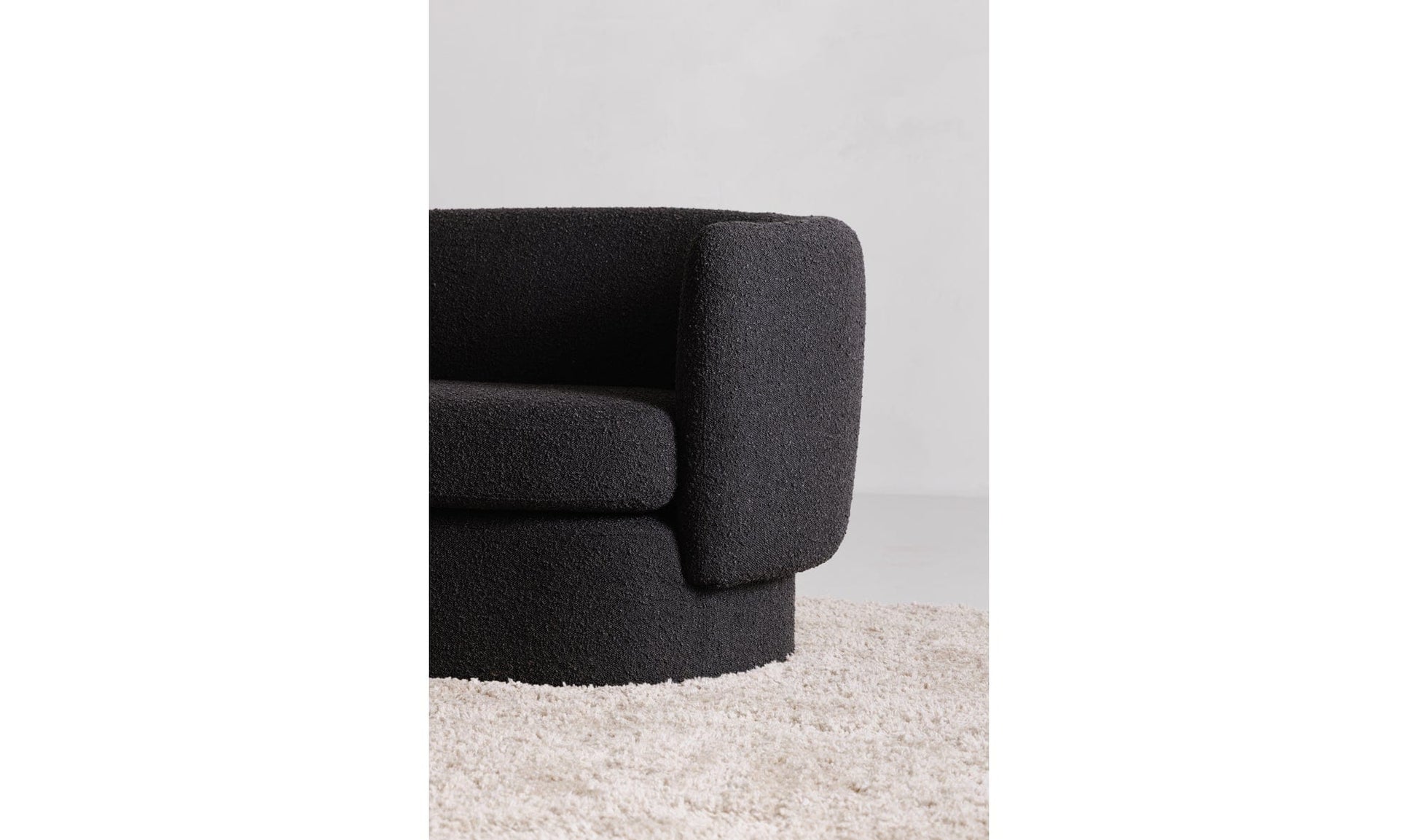 Moe's KOBA SOFA-MAYA BLACK