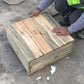 TCSC | Light Beige Travertine Natural Stone Above Vanity Bathroom Vessel Sink Honed