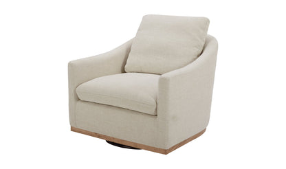 Moe's Soft Beige LINDEN SWIVEL CHAIR