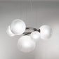 Residence Supply Milk White Glass / 5 Heads - 22.0" x 11.8" / 56cm x 30cm Lucienne Chandelier