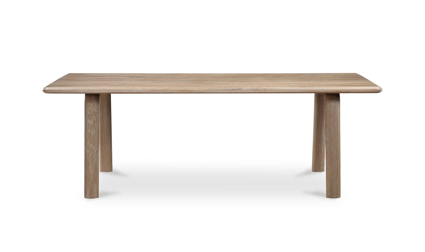 Moe's MALIBU DINING TABLE  WHITE OAK