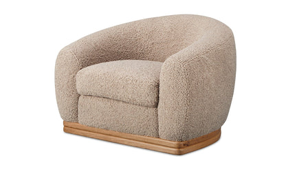 Moe's TAUPE MARLOWE LOUNGE CHAIR