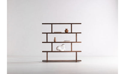 Moe's MIRI SHELF Organic Bookshelf Slab with Glass Shelves