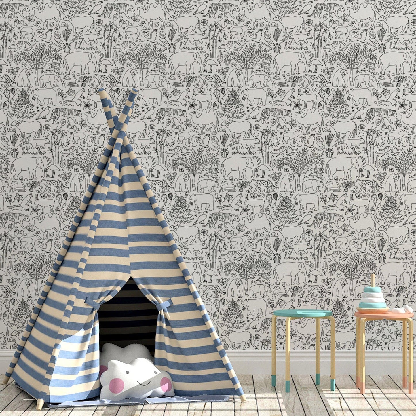 Loomwell Home Goods Mowgli Wallpaper