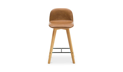 Moe's NAPOLI LEATHER COUNTER STOOL