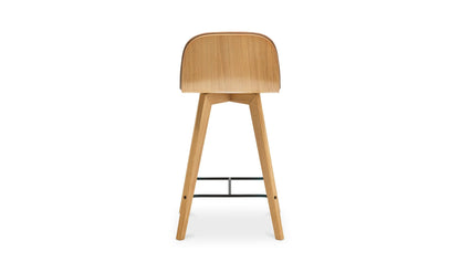 Moe's NAPOLI LEATHER COUNTER STOOL