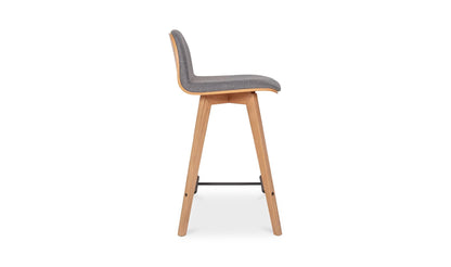 Moe's NAPOLI LEATHER COUNTER STOOL