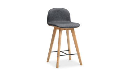 Moe's NAPOLI LEATHER COUNTER STOOL