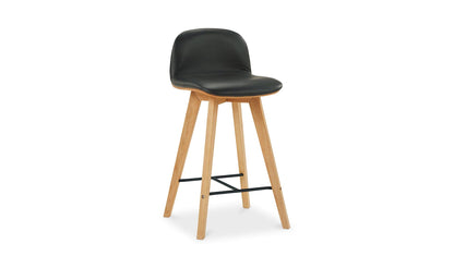 Moe's NAPOLI LEATHER COUNTER STOOL