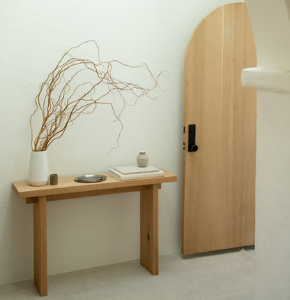 Kyoto Entry Console - White Oak