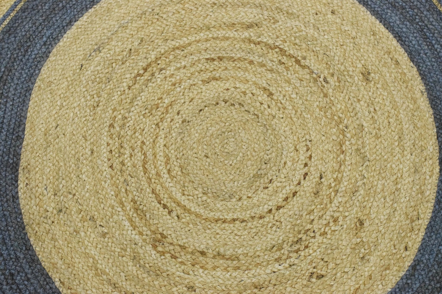 100% ALL NATURAL FIBER HAND BRAIDED BOHO ROUND JUTE RUG