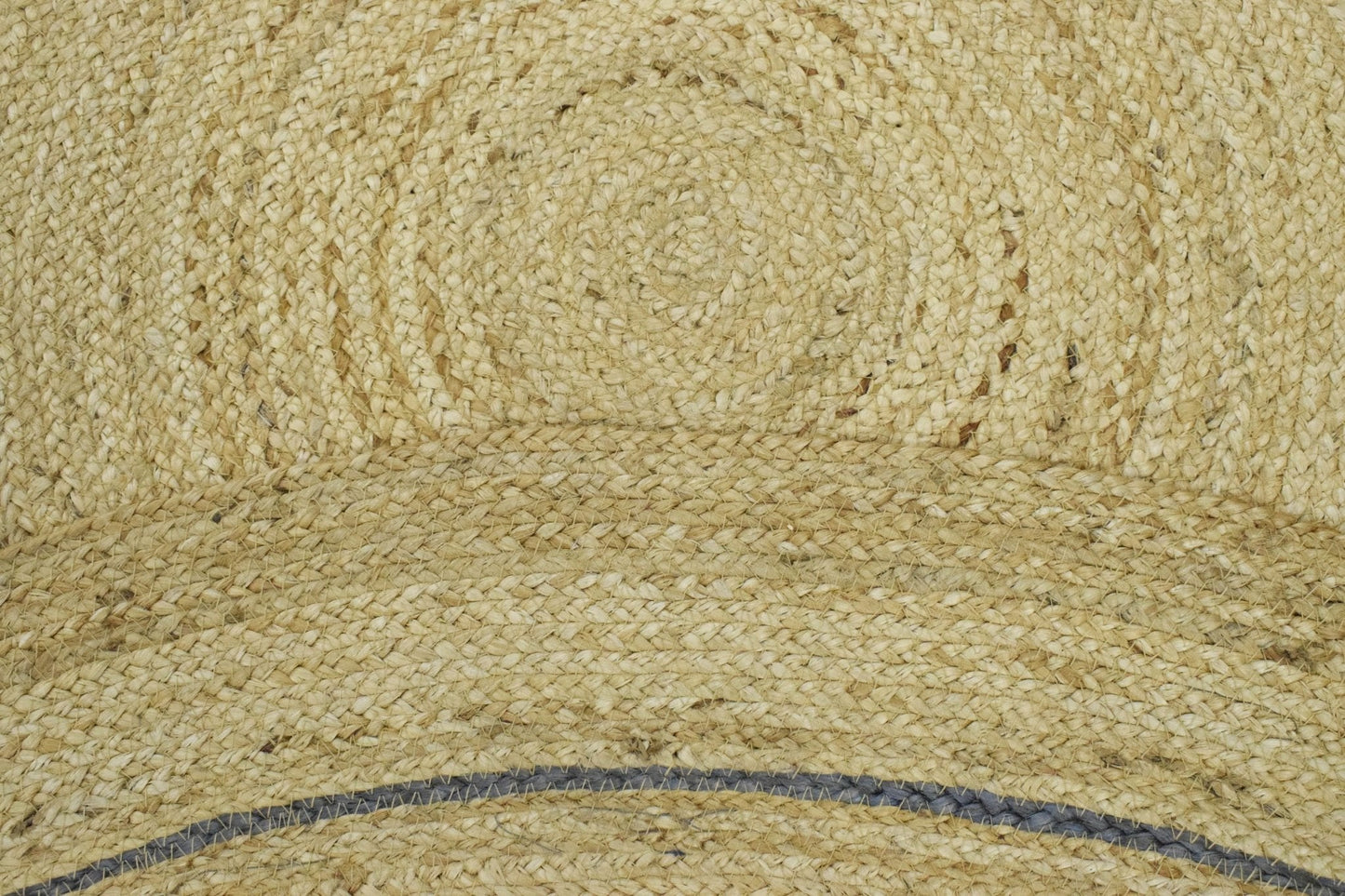 100% ALL NATURAL FIBER HAND BRAIDED BOHO ROUND JUTE RUG