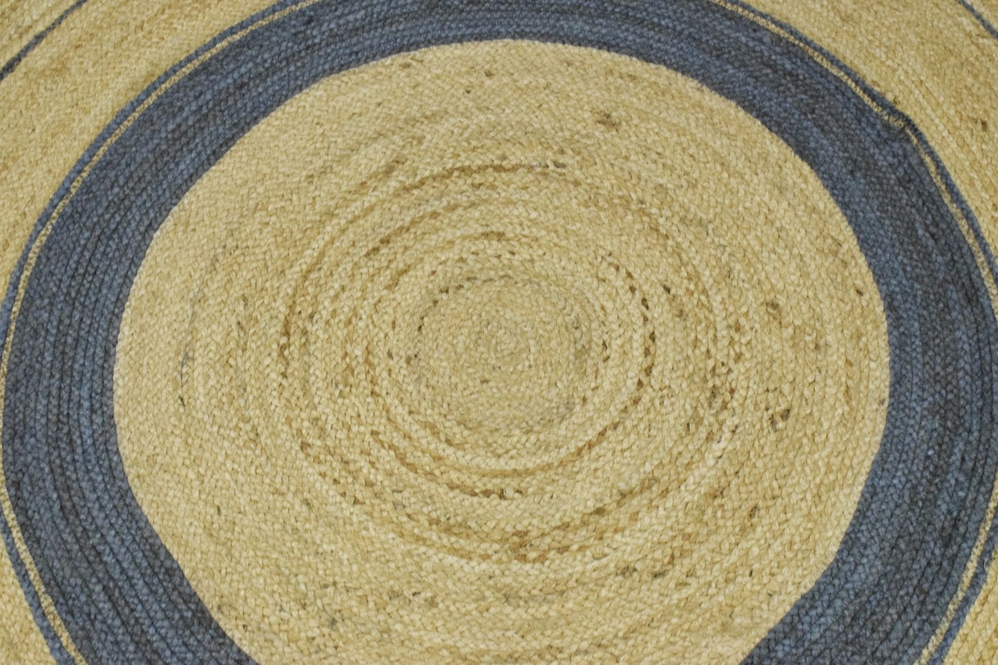 100% ALL NATURAL FIBER HAND BRAIDED BOHO ROUND JUTE RUG