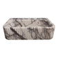 TCSC | New York Marble Wall-mount Bathroom Sink Ribbed Textured (W)14" (W)24" (H)6"