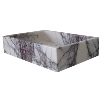 TCSC | New York Marble Rectangular Wall-mount Bathroom Sink Polished (W)16" (L)24" (H)5"