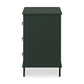 Moe's Nightstands REAGAN 3 DRAWER NIGHTSTAND DEEP GREEN