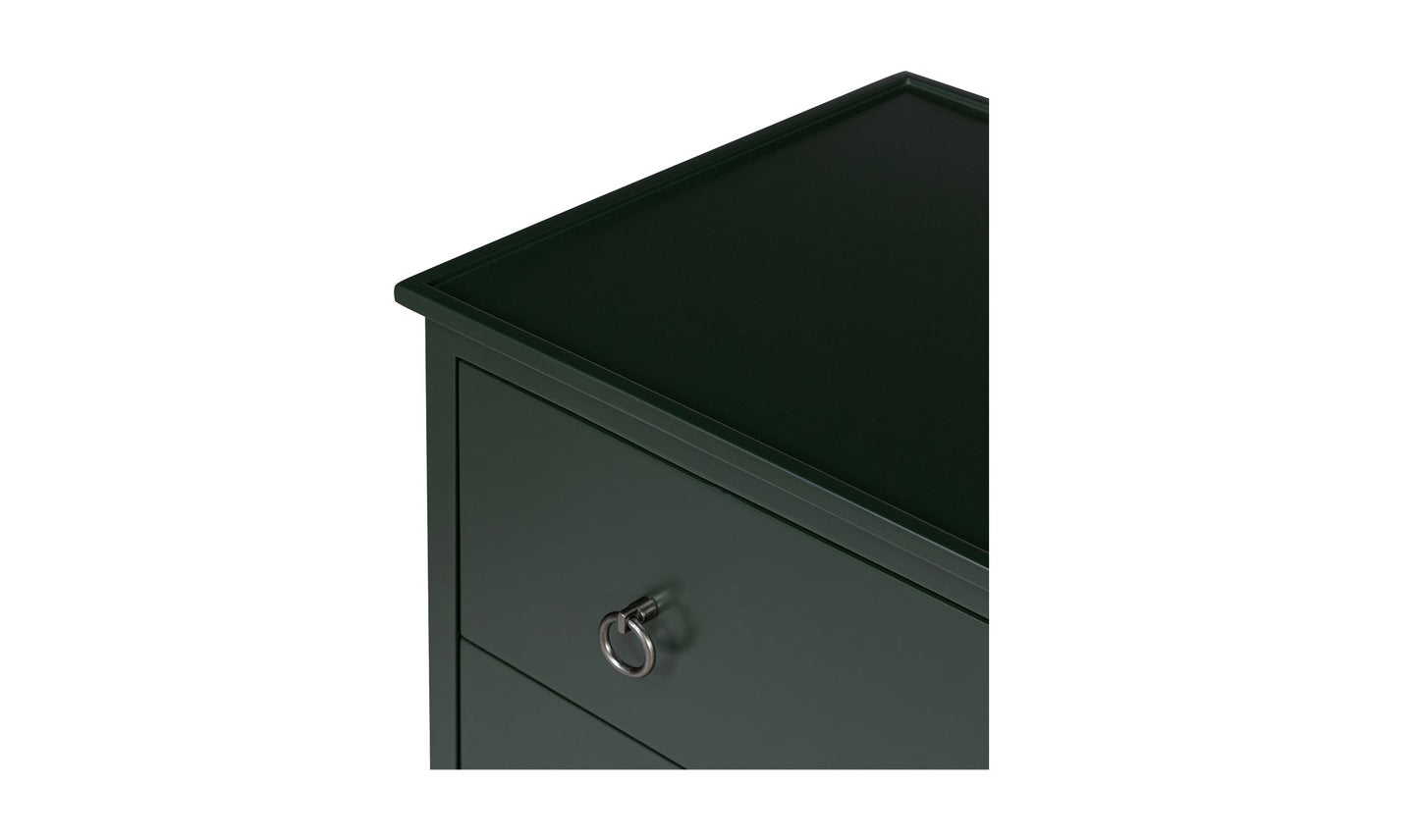 Moe's Nightstands REAGAN 3 DRAWER NIGHTSTAND DEEP GREEN