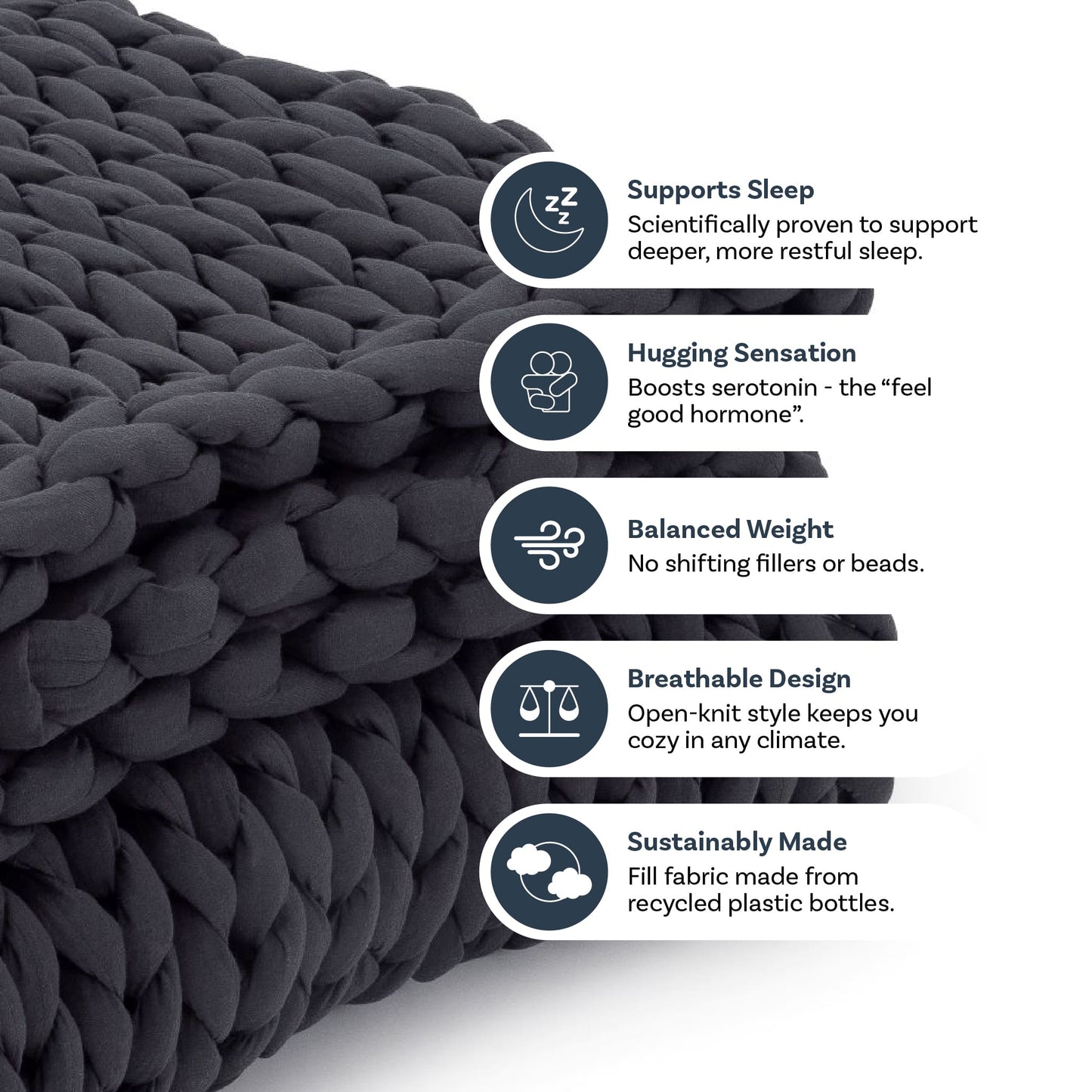 Knit Weighted Blanket by Nuzzie