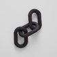 Bloomist Objets 3-link Charcoal Wood Chain, Large Link