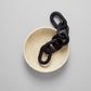 Bloomist Objets One Size Charcoal Wood Chain, Small Link