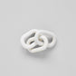 Bloomist Objets White Marble Chain, Small Link