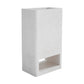 Moe's outdoor furniture Cream White BRISTOL PLANTER Enhance Your Outdoor Space with Premium Wood Ipe Planters - Shop Now!