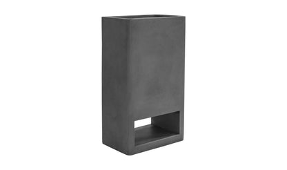 Moe's outdoor furniture Dark Grey BRISTOL PLANTER Enhance Your Outdoor Space with Premium Wood Ipe Planters - Shop Now!