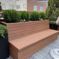 The Carpentry Shop Co. outdoor furniture Composite / 4'-5' / Plywood Rooftop or Backyard Planter Bench Combo Handcrafted wood patio furniture from The Carpentry Shop Co.