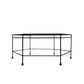 Provence Outdoor Glass Hexagonal Coffee Table