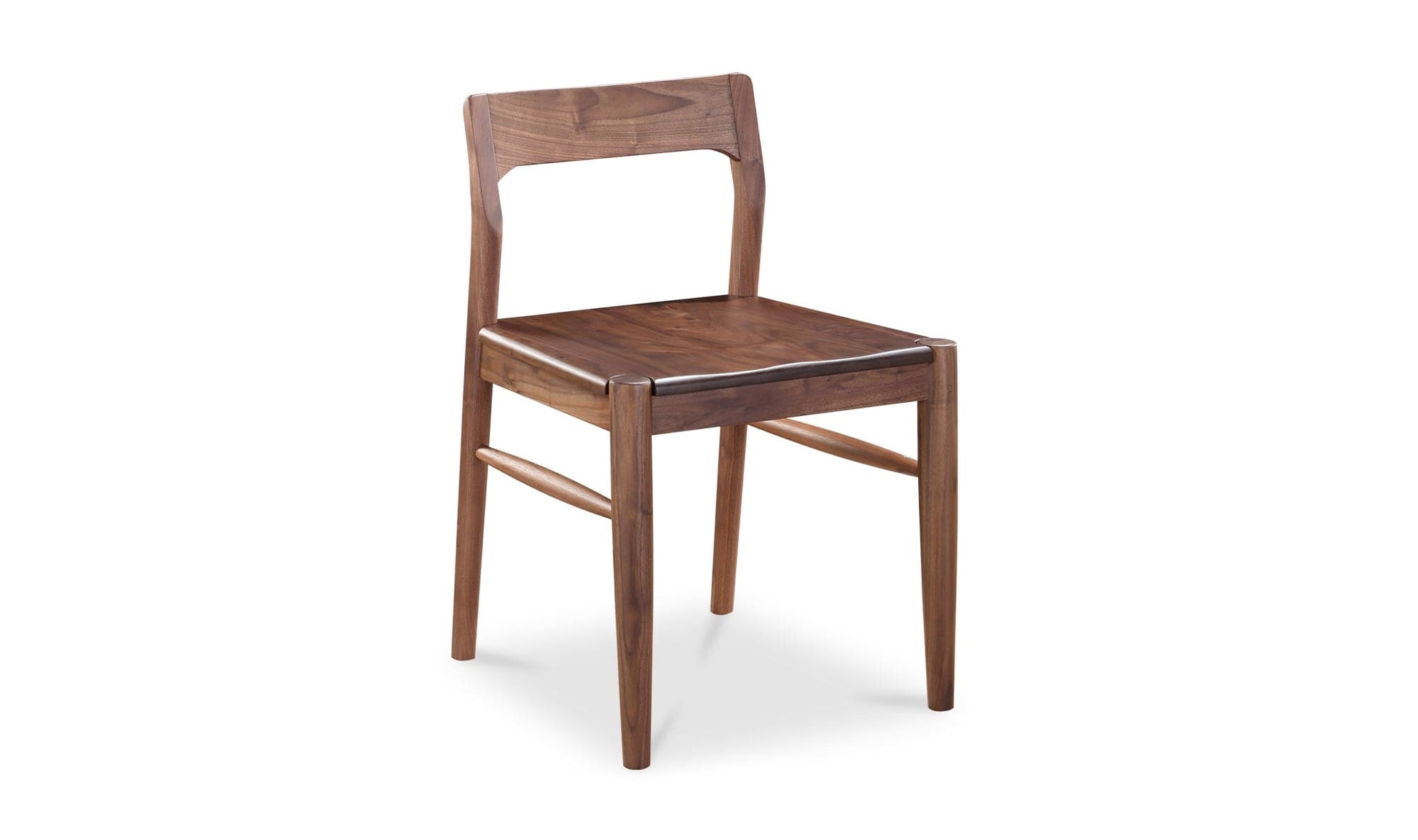 Moe's Walnut OWING DINING CHAIR WALNUT or OAK-SET OF TWO