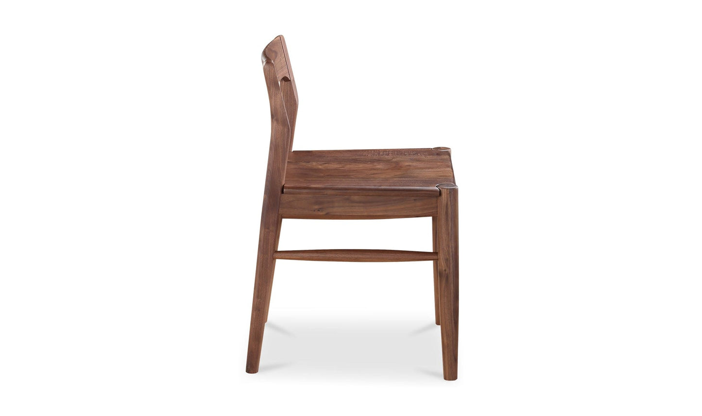 Moe's OWING DINING CHAIR WALNUT or OAK-SET OF TWO