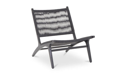 Moe's PALMA OUTDOOR LOUNGE CHAIR BLACK